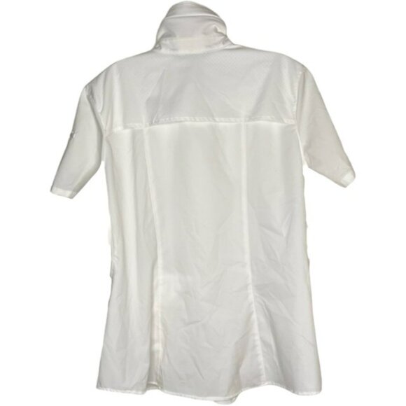 REI Co-op Sahara Short-Sleeved Hiking Shirt - White - XL - Picture 6 of 10